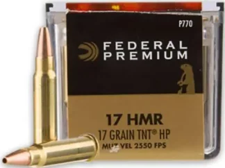 FEDERAL 17 HMR 17GR SPEER TNT "V-SHOK" 50 RD/BX 60 BX/CS