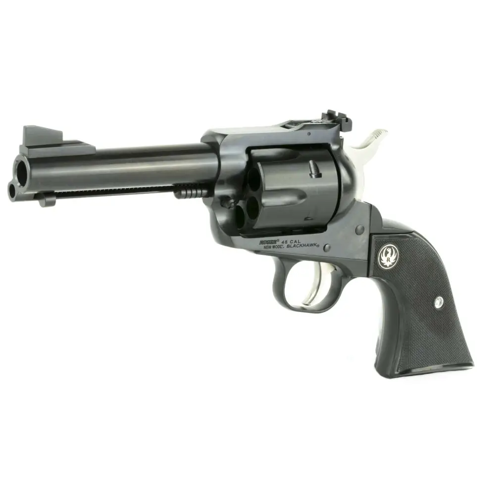 RUGER NEW MODEL BLACKHAWK REV 45COLT 4.6" BLK GRP BLUED - Image 2