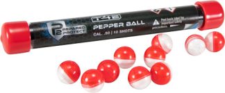 UMAREX T4E P2P 50 CAL PEPPER - BALL RED/WHITE 10-PACK