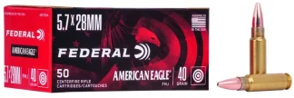 FEDERAL 5.7 X 28MM 40GR FMJ 50 RD/BX 10 BX/CS