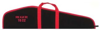 ALLEN GUN CASE 40" SCOPED - RUGER 10/22 NYLON BLACK/RED