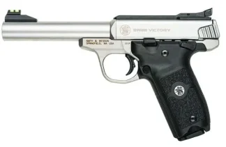 SMITH & WESSON SW22 VICTORY 22LR 5.5" PSTL STS 10RD CA COMPLIANT