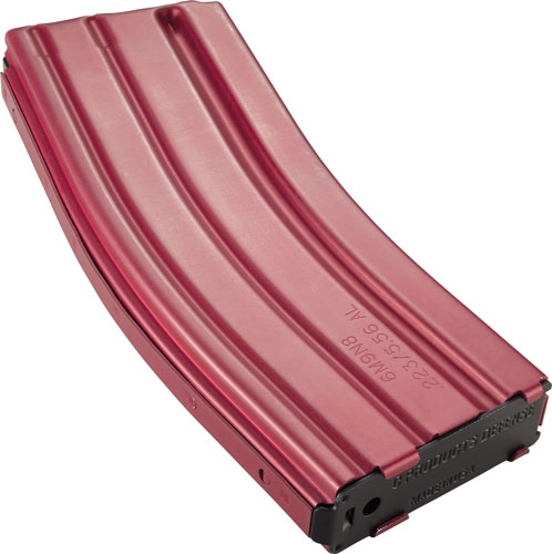 CPD MAGAZINE AR15 5.56X45 30RD - RED FINISH ALUMINUM - Image 4