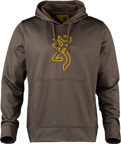 BROWNING TECH HOODIE LS - MAJOR BROWN LARGE - Image 2