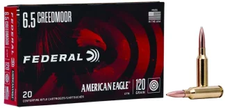 FEDERAL 6.5 CREEDMOOR 120GR AMERICAN EAGLE OTM 20 RD/BX 10 BX/CS