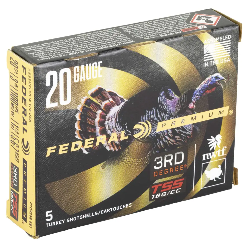 FEDERAL 20GA 3" 1-7/16OZ 5, 6, 7 SHOT 1100 FPS 5 RD/BX 10 BX/CS