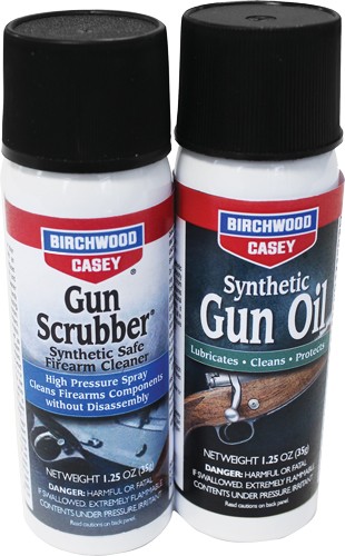 B/C GUN SCRUBBER/SYN GUN OIL - COMBO PACK 1.25OZ EA AEROSOL