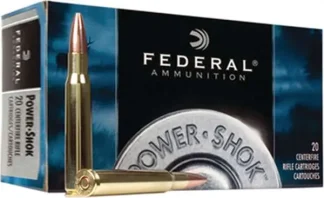 FEDERAL 6.5 CREEDMOOR 140GR POWER-SHOK SP 20 RD/BX 10 BX/CS