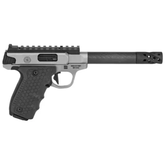 SMITH & WESSON PC SW22 VICTORY TARGET 22LR PISTOL O.R. CARBON 6" BBL, SAO 10RD MAGAZINE