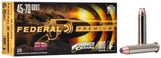 FEDERAL 45-70 GOV 300GR HAMMERDOWN 20 RD/BX 10 BX/CS