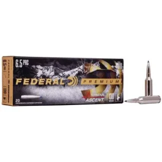 FEDERAL 6.5 PRC 130GR TERMINAL ASCENT 20 RD/BX 10 BX/CS