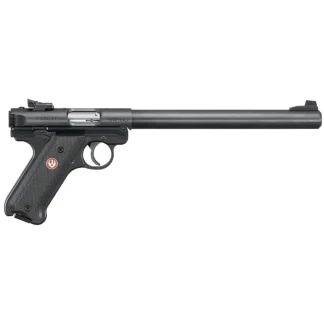 RUGER MRK IV TRGT 22LR 10" BLUED CHCKRD BLK GRP ADJ SIGHT 10RD