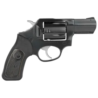 RUGER SP101 357MAG REV 2.25" BLUED, CSHND RBR WOOD GRP