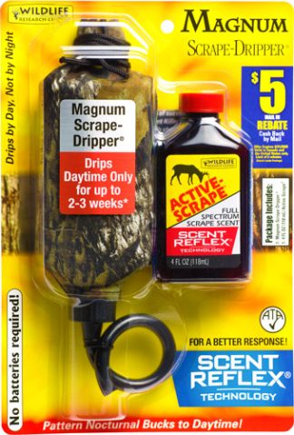 WRC DEER LURE ACTIVE SCRAPE/ - SCRAPE DRIPPER COMBO 4FL OZ
