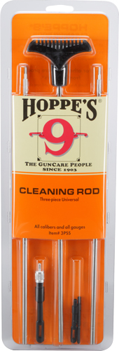 HOPPES S/S CLEANING ROD 3-PC - RIFLES AND SHOTGUNS