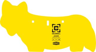 CALDWELL AR500 COYOTE TARGET - 3/8" AR500 STEEL YELLOW