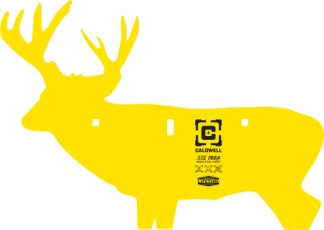 CALDWELL AR500 DEER TARGET - 3/8"  AR500 STEEL YELLOW