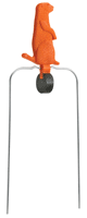 CHAMPION DURA-SEAL TARGET 7" - PRAIRIE DOG SPINNER ORANGE