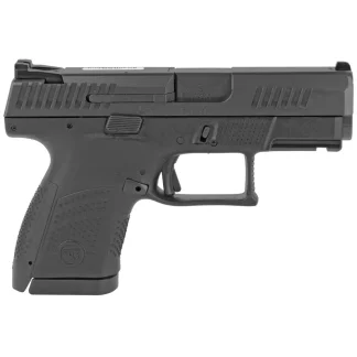 CZ P-10 S 9MM PISTOL BLACK FIXED SIGHTS, REVERSE MAG CATCH 2-12RD MAGS