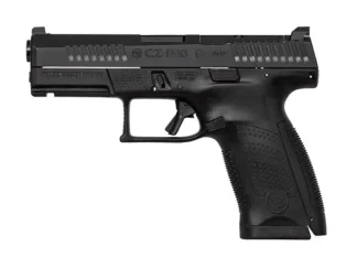 CZ P-10 C OPTICS READY 9MM PISTOL BLACK REVERSE MAG CATCH 2-15RD MAGS