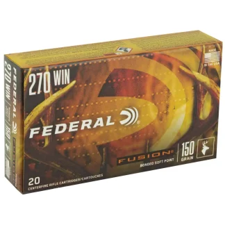 FEDERAL 270 WIN 150GR FUSION 20 RD/BX 10 BX/CS