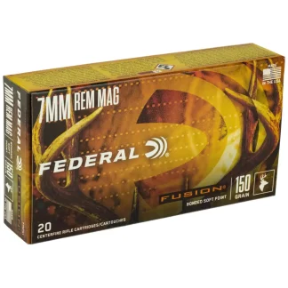 FEDERAL 7MM REM MAG 150GR FUSION 20 RD/BX 10 BX/CS