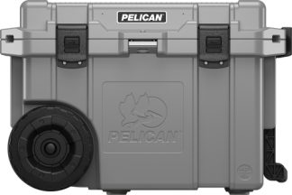 PELICAN COOLER IM 45 QUART W/ - HEAVY DUTY WHEELS GRAPHITE