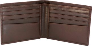 CAMELEON S&W MEN'S BI-FOLD - WALLET BROWN