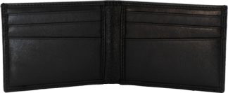 CAMELEON S&W MEN'S FRONT POCKT - BI-FOLD WALLET BLACK