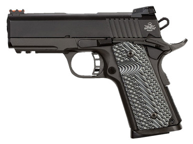 Rock Island Armory 51700 Tac Ultra 1911 CS 3.62" 9mm 8+1 Black W/ Black & Gray G10 Grips