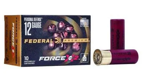 FEDERAL 12GA 1 3/4IN 6-PELLET FORCE X2 00 BUCK 10 RD/BX 10 BX/CS