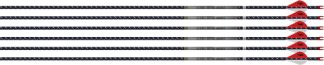 EASTON ARROW 4MM FMJ 340 - 6-PACK W/ 2" BLAZER VANES