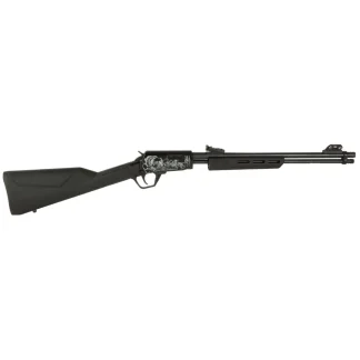 ROSSI GALLERY 22LR RFL 18" 15RD BLK ENGRAVED TRKY EDITION