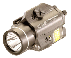 STREAMLIGHT TLR-2 LIGHT/LASER - RAIL MOUNT 3-WATT LED W/LASER
