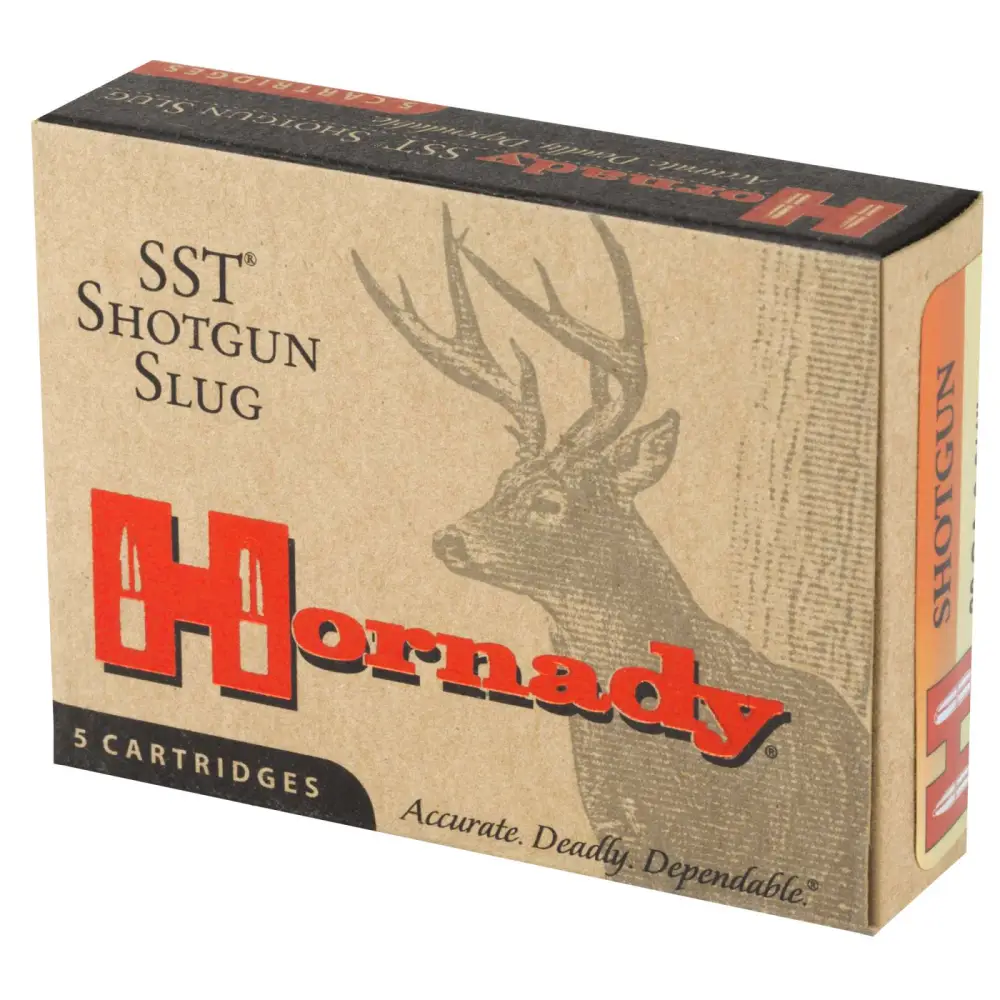 HORNADY 20GA 250GR SST SLUG 5RD BX 100RD CASE - Image 2
