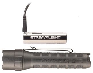 STREAMLIGHT POLY-TAC X USB - LIGHT WHITE LED BLACK
