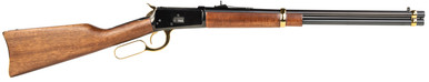 Rossi USA R92 Lever Action 920442013-GLD .44 Rem Mag 10+1 20" Black/Hardwood/Gold Accents