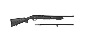 Charles Daly 930.374 301 Pump-Action Shotgun Combo 12 Gauge 18.5"/28" 4+1 Black Synthetic