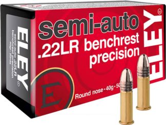 ELEY PRECISION 22LR 40GR SEMI - AUTO BENCHREST 50RD 100BX/CS