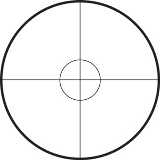 TRADITIONS SCOPE 3-9X40MM - CIRCLE RETICLE BLACK MATTE