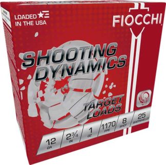 FIOCCHI 12GA 2.75" 1OZ #8 - 1170FPS 250RD CASE LOT