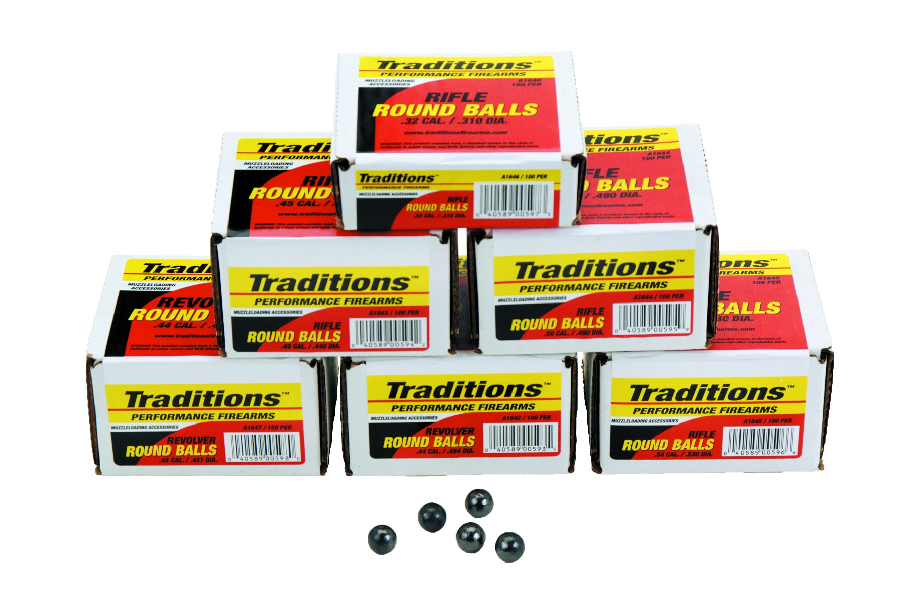 TRA RFL BALL 50CAL 177GR .490