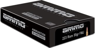 AMMO INC 223 REM 55GR FMJ - 20RD 25BX/CS