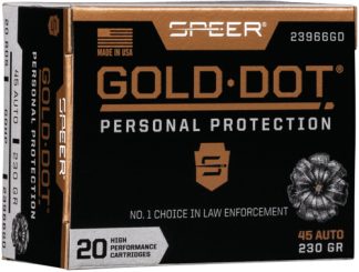 SPEER GOLD DOT 45 ACP - 230GR GDHP 20RD 10BX/CS