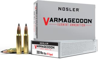 NOSLER VARMAGEDDON 308 WIN - 110GR FBT 20RD 10BX/CS