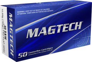 MAGTECH 40 SW 165GR FMJ-FP - 50RD 20BX/CS