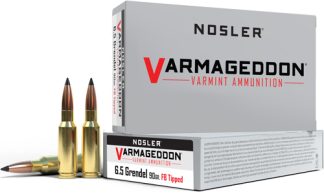 NOSLER VARMAGEDDON 6.5 GRENDAL - 90GR FBT 20RD 10BX/CS