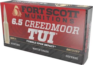 FORT SCOTT 6.5 CM 123GR TUI - SOLID COPPER 20RD 10BX/CS
