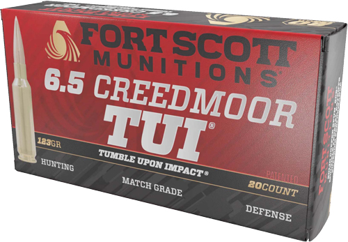 FORT SCOTT 6.5 CM 123GR TUI - SOLID COPPER 20RD 10BX/CS