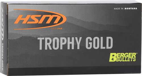 HSM TROPHY GOLD 6MM ARC - 95GR BERGER VLD 20RD 25BX/CS